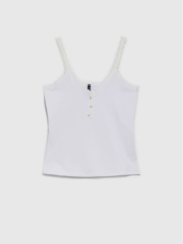Moodo Weißes Damen Tank Top Moodo