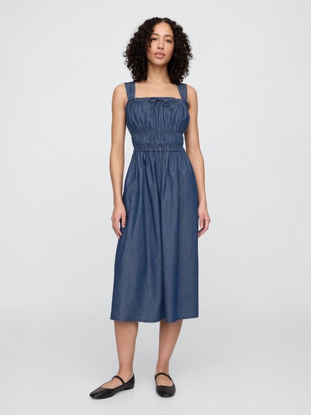 GAP Damen Jeans-Midikleid GAP