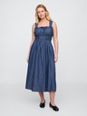 GAP Damen Jeans-Midikleid GAP
