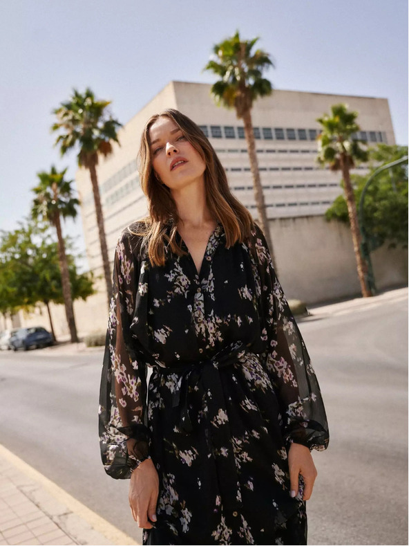 Moodo Damen Blumenkleid Moodo