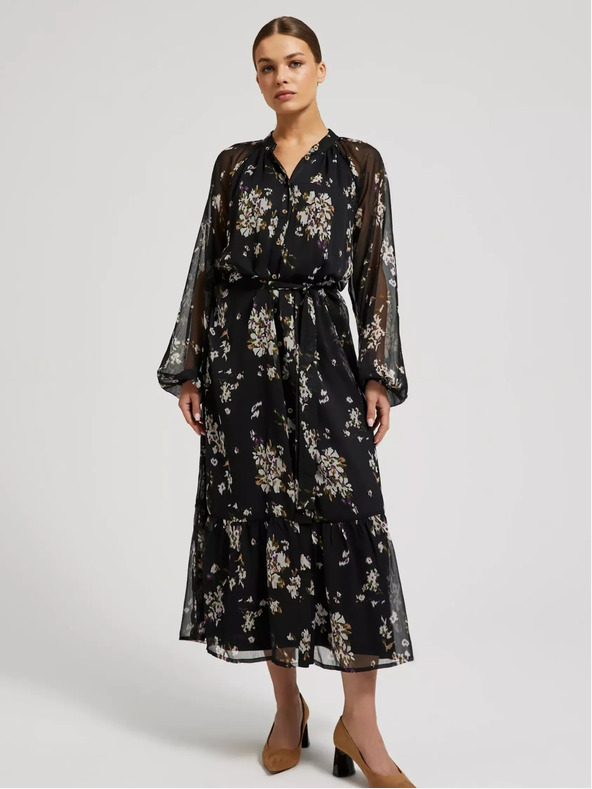 Moodo Damen Blumenkleid Moodo