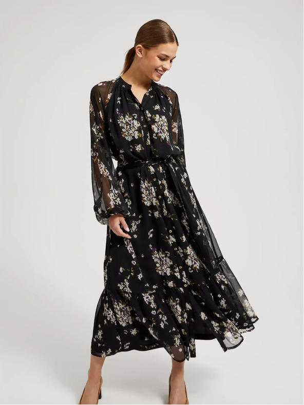 Moodo Damen Blumenkleid Moodo