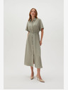Moodo Hellgrünes Damen-Hemdkleid Moodo