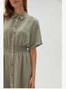 Moodo Hellgrünes Damen-Hemdkleid Moodo