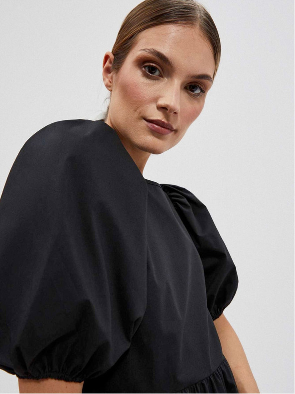 Moodo Schwarz Damen Moodo Kleid