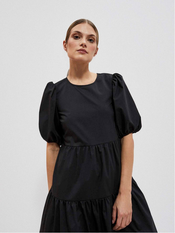 Moodo Schwarz Damen Moodo Kleid