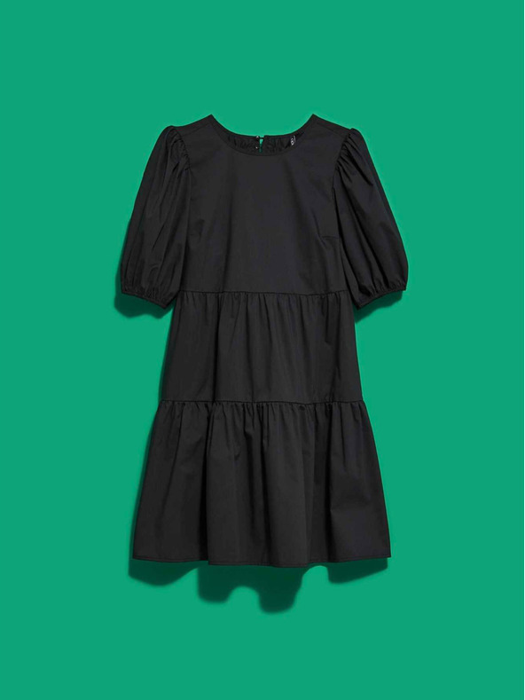 Moodo Schwarz Damen Moodo Kleid