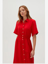 Moodo Rotes Damen-Hemdkleid Moodo