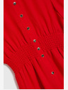 Moodo Rotes Damen-Hemdkleid Moodo