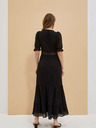 Moodo Schwarzes langes Damenkleid Moodo