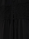 Moodo Schwarzes langes Damenkleid Moodo