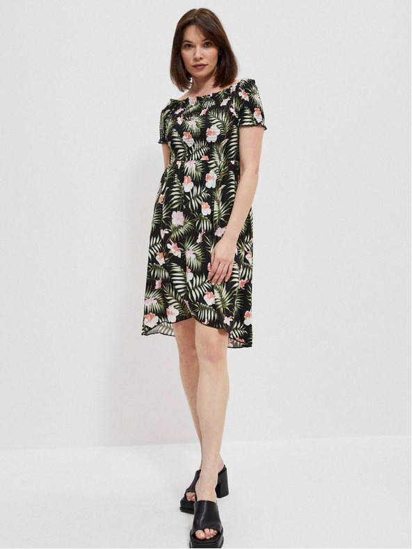 Moodo Gemustertes Viskose-Kleid Moodo