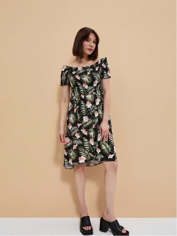 Moodo Gemustertes Viskose-Kleid Moodo