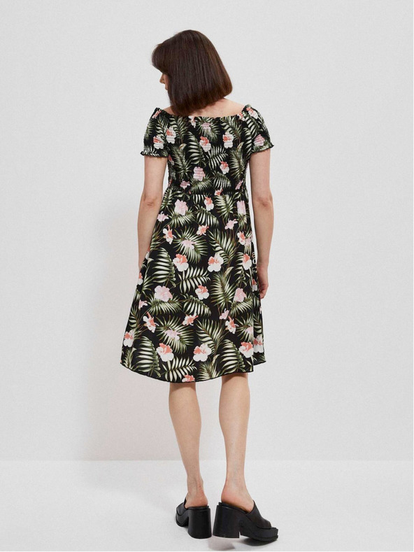 Moodo Gemustertes Viskose-Kleid Moodo