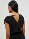 Moodo Schwarzes langes Damenkleid Moodo