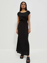 Moodo Schwarzes langes Damenkleid Moodo