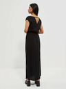 Moodo Schwarzes langes Damenkleid Moodo