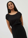 Moodo Schwarzes langes Damenkleid Moodo