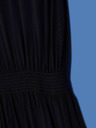 Moodo Schwarzes langes Damenkleid Moodo