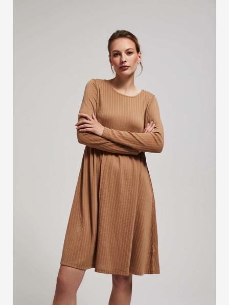 Moodo Moodo Kleid gerippt Damen