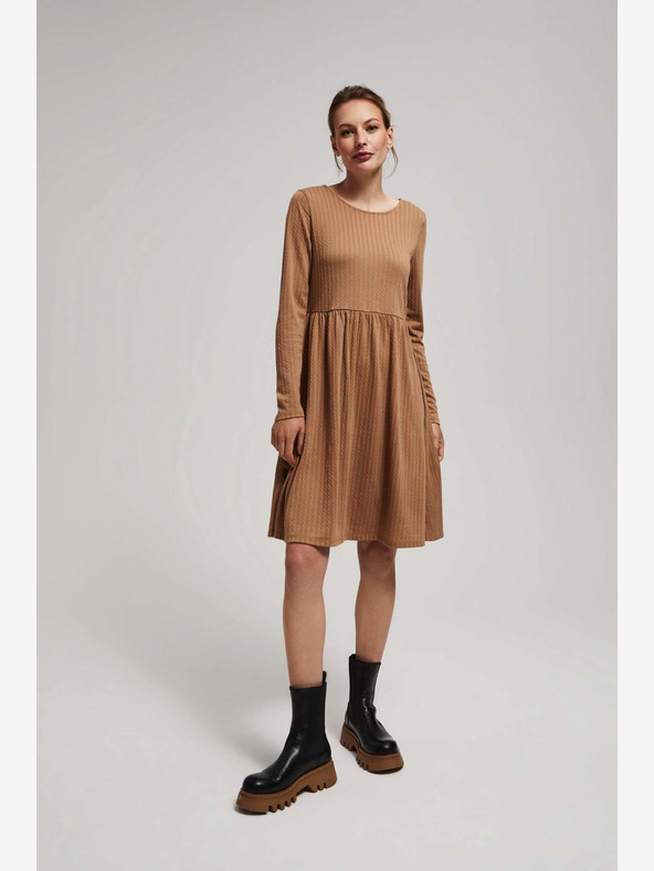 Moodo Moodo Kleid gerippt Damen