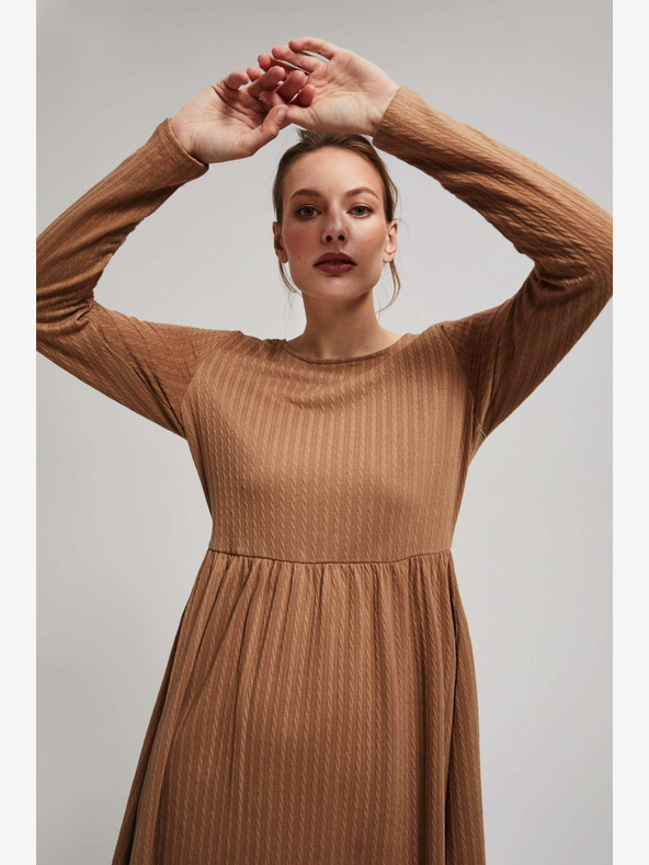 Moodo Moodo Kleid gerippt Damen