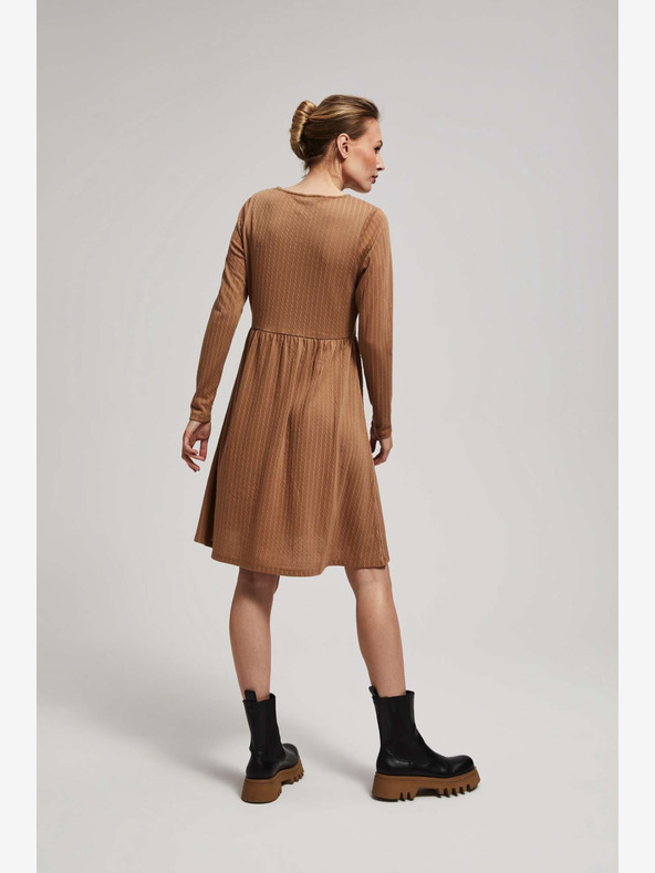 Moodo Moodo Kleid gerippt Damen