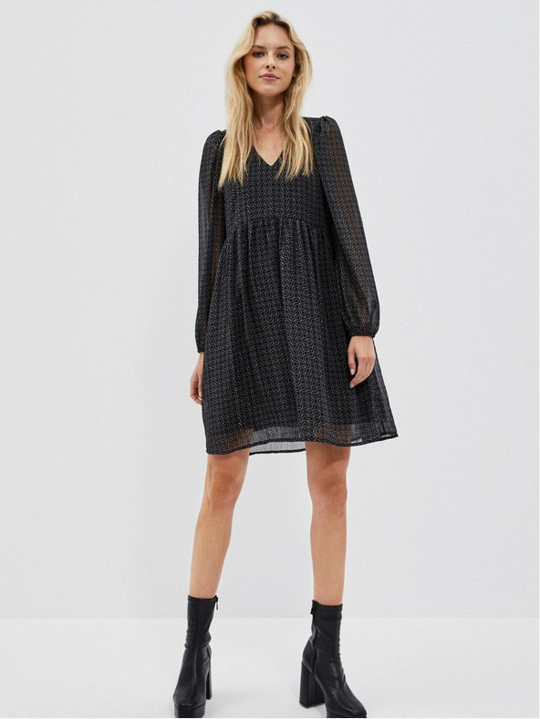 Moodo Schwarz Damen Moodo Kleid