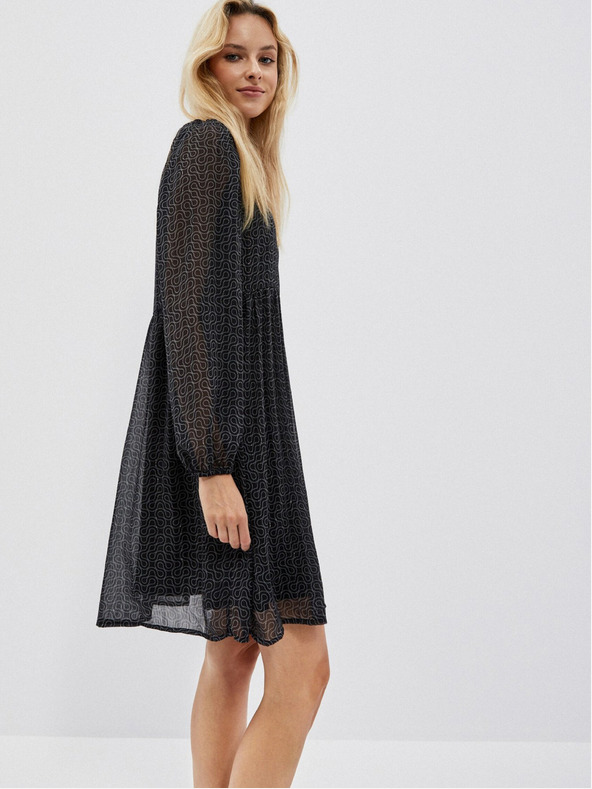 Moodo Schwarz Damen Moodo Kleid