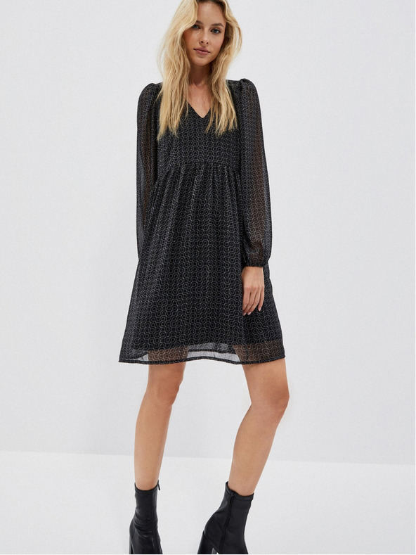 Moodo Schwarz Damen Moodo Kleid