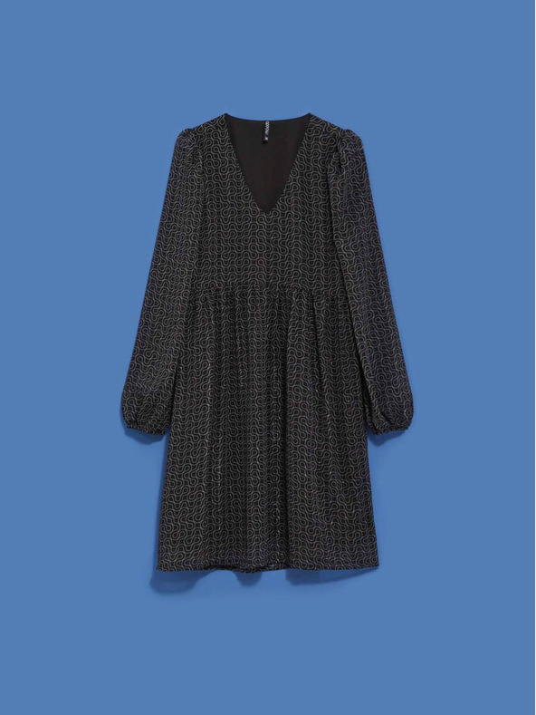 Moodo Schwarz Damen Moodo Kleid