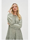 Moodo Damen grünes Kleid Moodo