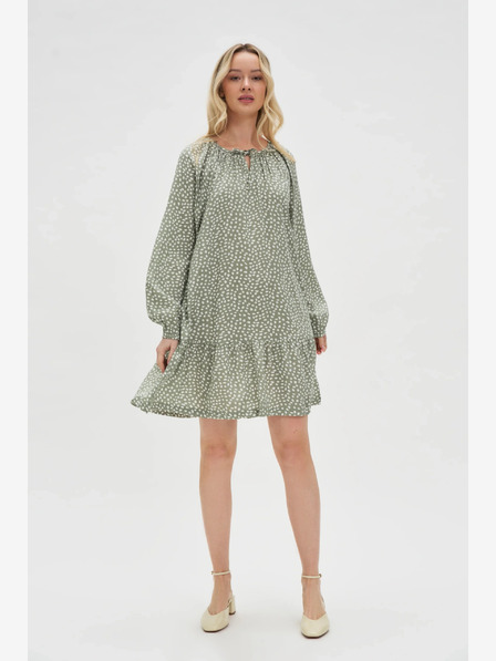 Moodo Damen grünes Kleid Moodo