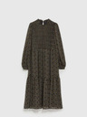 Moodo Schwarzes Damen Midikleid Moodo