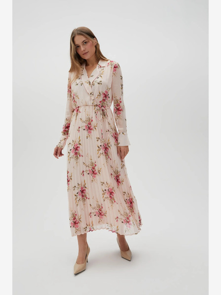 Moodo Moodo Damen Kleid mit Blumenmuster
