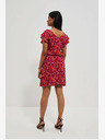 Moodo Rot gemustertes Kleid Moodo