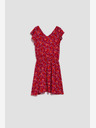 Moodo Rot gemustertes Kleid Moodo
