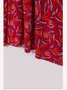 Moodo Rot gemustertes Kleid Moodo