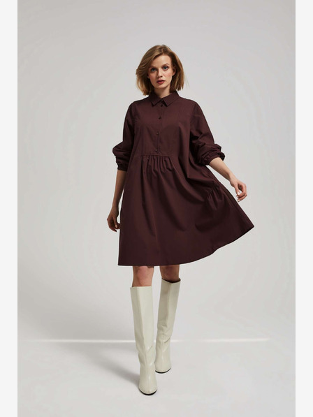 Moodo Damen Shirt Kleid Moodo