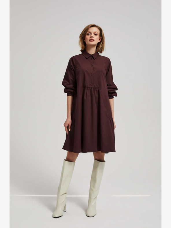 Moodo Damen Shirt Kleid Moodo