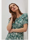 Moodo Grün gemustertes Kleid Moodo