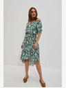 Moodo Grün gemustertes Kleid Moodo