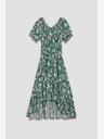 Moodo Grün gemustertes Kleid Moodo