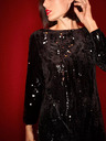 Moodo Damen Pailletten Party Kleid Moodo