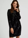 Moodo Damen Pailletten Party Kleid Moodo