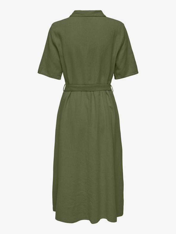 Jacqueline de Yong Khaki Damenhemd Kleid JDY