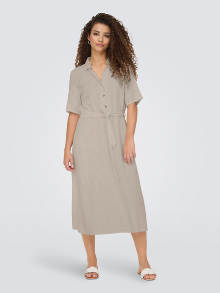 Jacqueline de Yong JDY Beige Damen Shirt Kleid