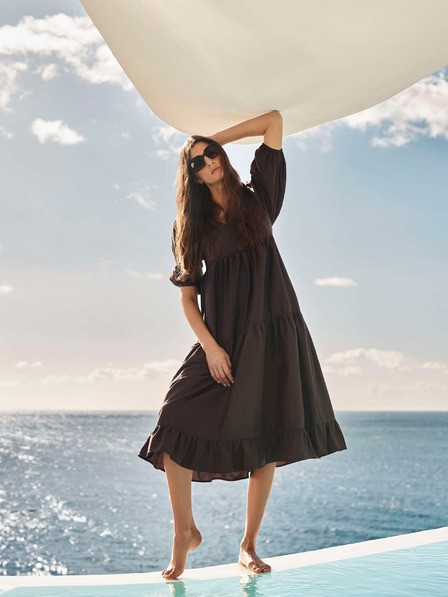 Moodo Damen Shirt Kleid Moodo
