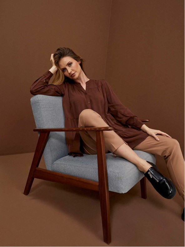 Moodo Braunes Frauenkleid Moodo