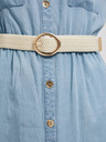 Moodo Blaues Lyocell-Midikleid Moodo